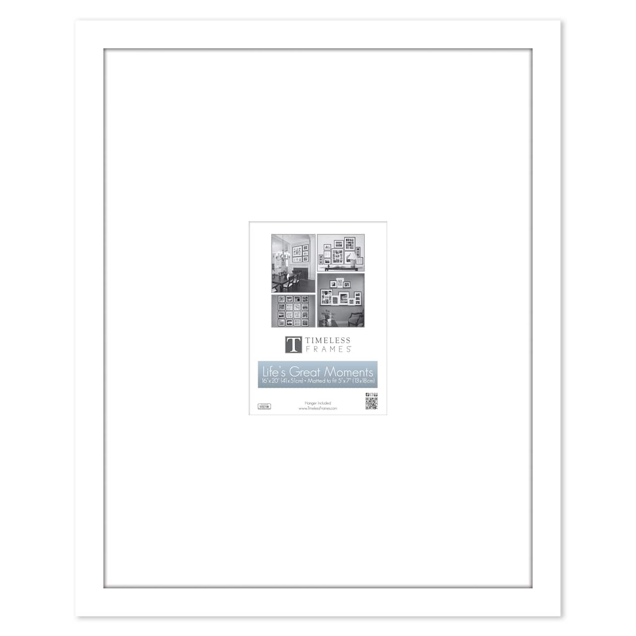 Timeless Frames&#xAE; White Life&#x27;s Great Moments Frame with Mat